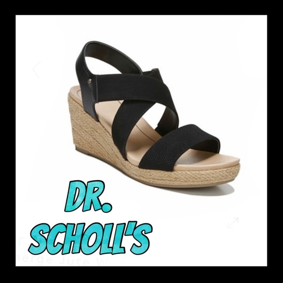Dr. Scholl's Shoes - ❤️NWT❤️Dr. Scholl’s black wedge sandals